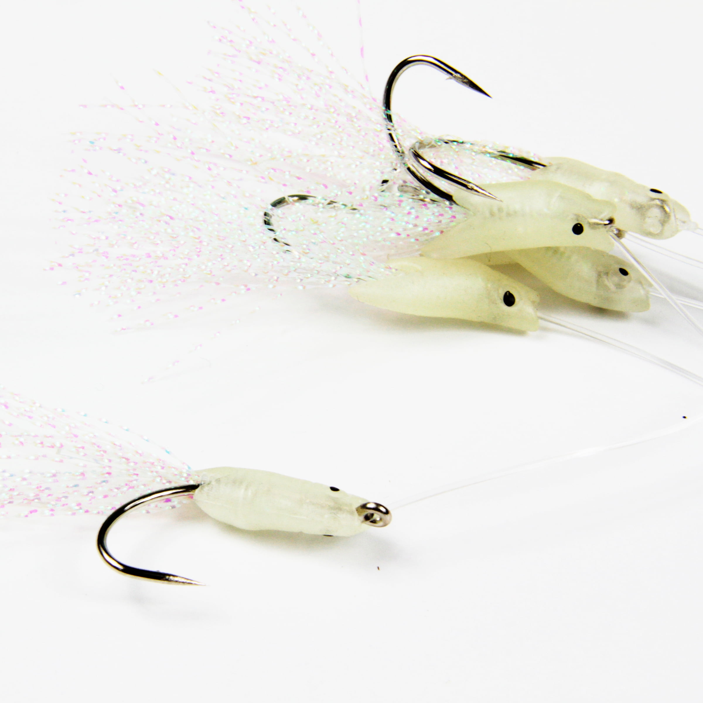 Ahi USA Sand Dab Fishing Glow Rig- 6 Hook