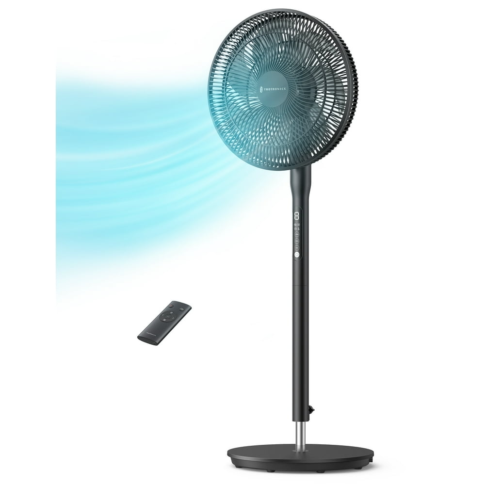 TaoTronics TTTF009 Pedestal Fan , Oscillating Standing Fan with Remote Control, Quiet 9 Speed