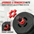 thumbnail image 5 of Signature Fitness Adjustable Dumbbell Set, Portable Design with Changeable Weight Plates and Non-Slip Handles for Home Gym Workouts, 5 of 7