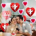 thumbnail image 1 of Dianhelloya Ensemble de 6 Pcs Ornements en Forme de Cœur pour la Saint-Valentin - Centres de Table Rouges et Roses Vibrants pour Dîners Romantiques, Fêtes, Décorations de Maison, 1 of 7
