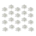 thumbnail image 4 of 20Pcs Beads for Jewelry Making Lotus Flower Caps Hollow Silver Copper Metal DIY Enthusiasts, 4 of 8
