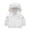 C318 White, variant on Curuila Toddler Girls Coat Fleece Long Sleeve Solid Color Hooded Jacket For Girls Winter Warm Casual Outerwear Size 18-24 Months