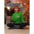 thumbnail image 2 of Merry Christmas Gnomes Sweatshirt Women -Smartprints Designs, Female 3X-Large, 2 of 4