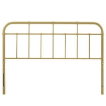 Modway Alessia Twin Metal Headboard in Gold