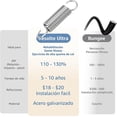 thumbnail image 2 of TOING Trampolín de Ejercicio Profesional 102 cm | Reforzado con 36 resortes de Acero, Doble Cinta de Seguridad, Malla de Polipropileno y Patas antiderrapantes | Soporta 120 kg, 2 of 8