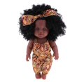thumbnail image 1 of Muñeca afroamericana Muñeca de Vinilo para Bebé Afroamericana Reborn de MagiDeal Muñeca afroamericana, 1 of 7