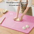 thumbnail image 7 of JingChun Silicone Baking Mat 41" x 10", Extra Thick Dough Rolling Mat with Measurements, Non-stick Food Grade Silicone Pastry Mat for for Pastry, Bread, Cookie, Pizza, Fondant, Pasta Pink One Size, 7 of 7