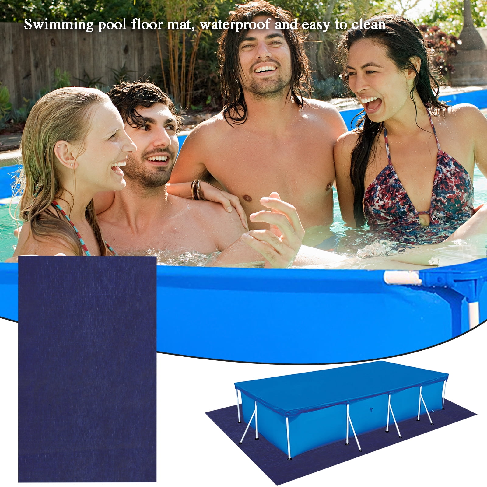 Buy Bouder Square Pool Ground Cloth Inflatable Swimming Pool Mat  Rectangular Pool Floor Protector Pads Above Ground Pools Easy to Clean Mat  Suitable for Swimming Pool gorgeously First-Rate Online at desertcartINDIA