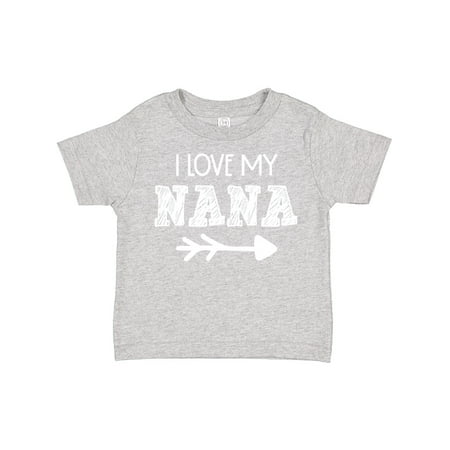 

Inktastic I Love My Nana with Arrow Boys or Girls Toddler T-Shirt