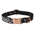 thumbnail image 1 of Bonito collar para cachorro, con estampado de flores, juego de 2 collares para perrita, con decoración floral desmontable., 1 of 5