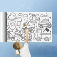 thumbnail image 3 of 2Pcs Kids Coloring Paper Roll Colorable Sticky with Tear off line 30cmx300cm Zulema  Rollo de papel para colorear, 3 of 8