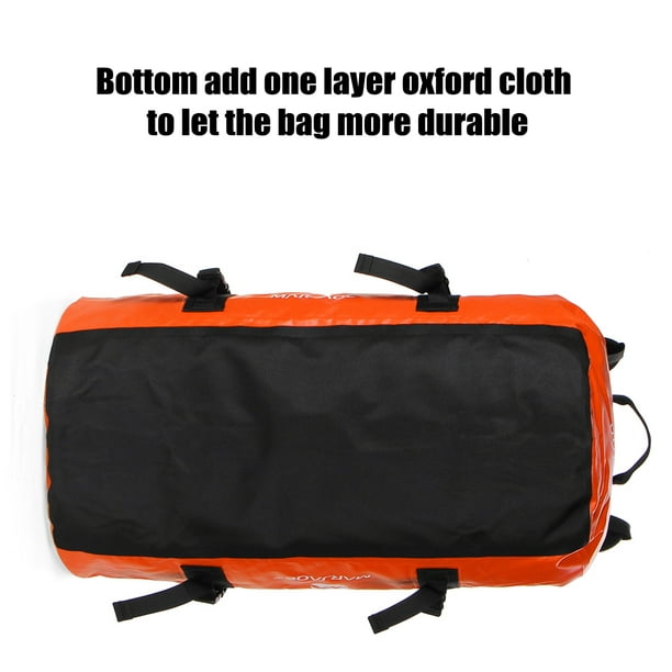60L Extra Large Waterproof Duffle Bag Travel Bag With Removable Shoulder  Strap Heavy Duty Bag Roll Up Durable Outdoor Travel Bag for Kayaking
