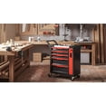 thumbnail image 6 of 5-Drawer Rolling Tool Chest with Lock, Large Mobile Tool Cart & Cabinet for Garage Workshop Storage,Tool Box Red, 6 of 7