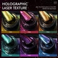 thumbnail image 3 of Set de esmaltes de uñas Morovan Holographic Metallic 7 ml x6 de regalo, 3 of 7