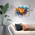 thumbnail image 2 of Balery Colorful Paint Print Pattern Canvas Decorative Picture – 30x40in Premium Wall Art, Modern Canvas Print for Home Decor（Horizontal）, 2 of 6