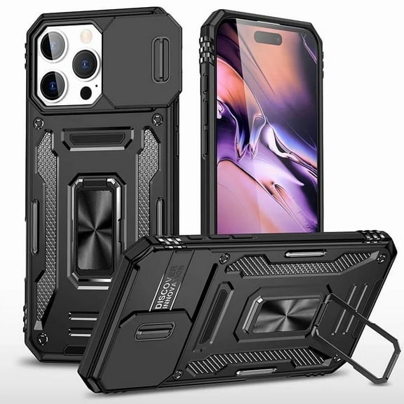 iPhone 16 Pro Max Armor Case - Black