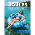 thumbnail image 6 of SOLAVERO Inflatable River Tubes for Floating Heavy Duty,River Floats for Adults with Backrests,Built-in Cooler,Cup Holders,Tubing Tubes for River,Lake, 6 of 6