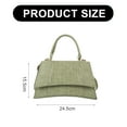 thumbnail image 2 of Artificial leather purses and handbags, one-shoulder crossbody bag with stone pattern. - green, 2 of 5