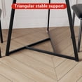 thumbnail image 3 of 31.4 Inch Round Dining Table Set for 2, Small Kitchen Table Set with 2 Chairs and 2 Heat Resistant Placemat, Bistro Table and Chairs Set for Dining Room, Cafe, 3 of 7