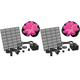thumbnail image 1 of Fuente Solar Lotus Bomba Fuentes Solares para Baño Pájaros () Rosa, 1 of 3