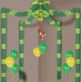thumbnail image 2 of Beistle Pack of 6 Green and Brown Jungle Monkey Party Canopy Decorating Kit 20' x 20', 2 of 2