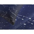 thumbnail image 4 of Ambesonne Constellation Quilted Bedspread Set 3 Pcs, Zodiac Doodle Art, King Size, Blue Dark Blue White, 4 of 5