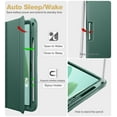 thumbnail image 6 of Suritch Case for iPad A16 11th Gen 11 inch 2025/iPad 10th Gen 10.9 inch with Screen Protector and Pencil Holder Tri-fold Stand Auto Wake/Sleep, Green, 6 of 7