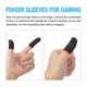 thumbnail image 4 of Funda para Dedo de Juego Móvil Controlador Funda para Pulgar de Dedo Guantes Negro/Rojo, Fibra Plateada, Paquete de 6, 4 of 6
