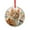 Pattern-3, variant on Farm Tractor Christmas Glass Ornament Holiday Ornaments Decoration for Home Boys Construction Vehicles Round Shaped Glass Ornament
