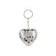 thumbnail image 2 of Llavero de bola de espejo en forma de corazón - Colgante reflectante de bolsa de corazón de melocotón para llaves o bolso, regalo de Navidad mono, 2 of 6