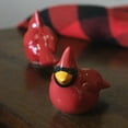 thumbnail image 3 of TAG Salt and Pepper Shakers, Vibrant Red Cardinal Festive Decorative Bird Shaped Food Seasoning Set, Hand Painted Earthenware, 3 of 7