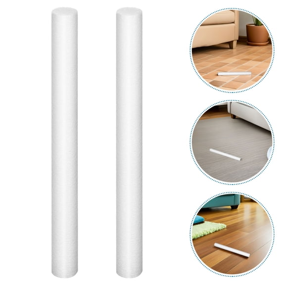 LOLIPPYY 70-Piece White Foam Sticks for Couch Covers, Nonslip Slipcover Tuck Grips for Sofas and Patio Furniture