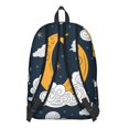 thumbnail image 4 of Geometric Mystic Skull and Fire Design Travel Backpack – Durable Oxford Material Backpack with Large Capacity, Comfortable Carrying, and Anti-theft Features for Students and Outdoor Enthusiasts, 4 of 4