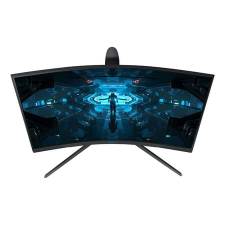 Samsung - Odyssey G7 27" LED Curved QHD FreeSync and G-SYNC Compatible Monitor with HDR (DisplayPort, HDMI) - Black