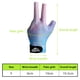 thumbnail image 2 of Guantes Billar 3 Dedos FLhrweasw Mano Izquierda para Hombres y Mujeres Azul Rosa, 2 of 9