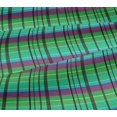 thumbnail image 5 of oneOone Viscose Jersey Fabric Madras Check Printed Craft Fabric BTY 60 Inch Wide, 5 of 5