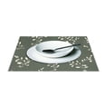 thumbnail image 3 of Ryvnso Placemats Set of 4 Leaves Dining Mats Heat-Resistant Non-Slip Washable Table Mat, 3 of 8