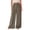 Coffee-03, variant on Women's High-Waisted Flowy Wide Leg Pants with Pleated Detail Elastic Waist Loose Fit Trousers for Beach & Vacation