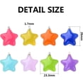 thumbnail image 3 of BronaGrand 20pcs Mixed Color Star Pendants & Charms Resin Star Beads Craft Supplies for DIY Earrings, Necklace & Bracelet Jewelry Making Accessory, 3 of 7