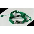 thumbnail image 3 of J.J.W. St. Jude Green String Adjustable Wrist Bracelet 2-Pack. /Pulsera de San Judas Tadeo Paquete con 2, 3 of 3