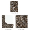 thumbnail image 3 of Beatrice Home Fashions, Whimsical Zara Leopard Print 3PC Sheet Set, Twin, 3 of 7