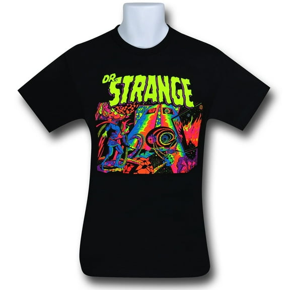 DOCTOR STRANGE Blacklight Poster Marvel Slim-Fit T-Shirt S