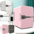 HPDL 6L Mini Car Refrigerator Small Refrigerated Cosmetic Refrigerator
