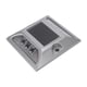 thumbnail image 3 of Lámpara de camino de muelle de entrada de carretera de aluminio ultrafuerte con energía solar 6LED impermeable al aire libre blanco, 3 of 8