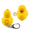 Ducky Duck Light Up LED Novelty Keychain Flashlight 2 pack