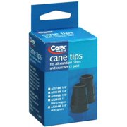 Carex Cane Tips 3/4 Inch A725-00 2 Each (Pack of 4)