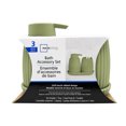 thumbnail image 3 of Mainstays 3-Piece Bathroom Accessory Set, Sage, 3 of 11