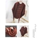 thumbnail image 5 of Jumpingount Chal de mujer, abrigos de otoño, Color sólido, bufanda de hombro para mujer, cárdigan, Poncho, decoración de ropa de moda, Accesorios de disfraces Caqui, 5 of 6