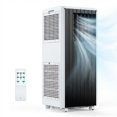 thumbnail image 2 of Kojooin 8000 BTU Portable Air Conditioner, 3-in-1 AC Unit with Fan and Dehumidifier, Remote Control, 24H Timer, Window Kit and Casters for Bedroom Office RV, 2 of 9
