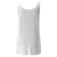 thumbnail image 5 of Endives Women's Tanks Tops Summer Shirts Casual Chiffon Sleeveless Top Shirts Elegant Solid U Neck Sports Top Blouses, 5 of 5